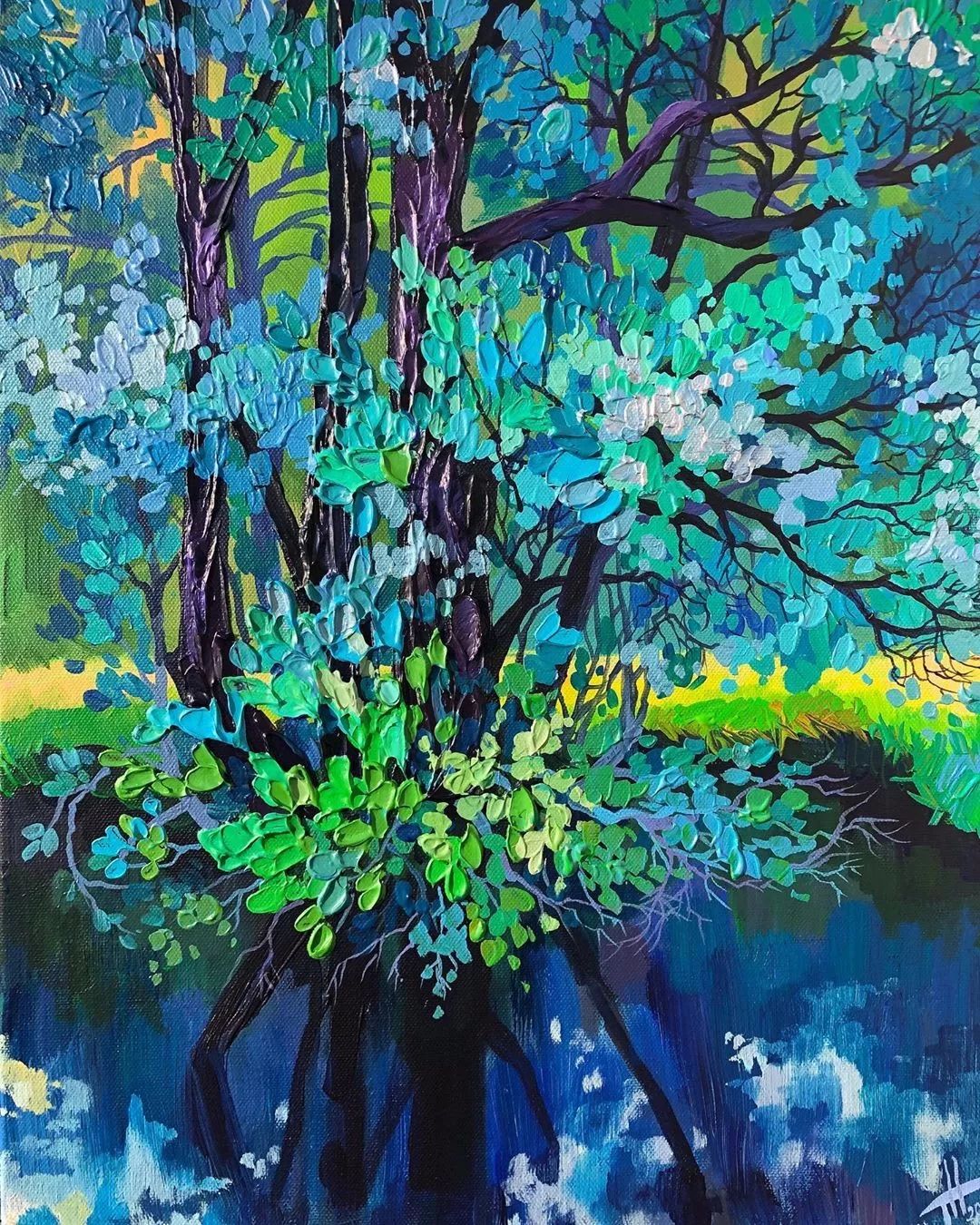 简单又有艺术感的油画怎么画,油画风景细节怎么画