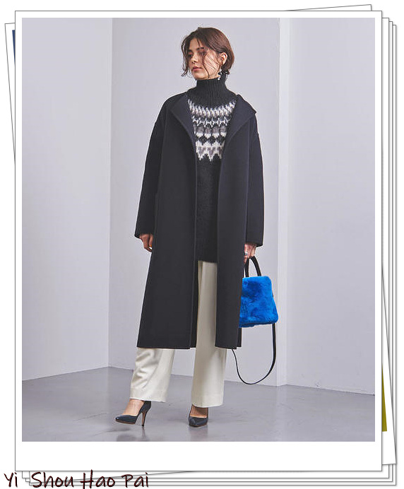 10款纯色系大衣的配色方案,5种颜色大衣25种日系look内搭