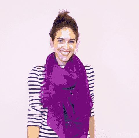 围巾的各种围法新手,20种最实用的围巾围法