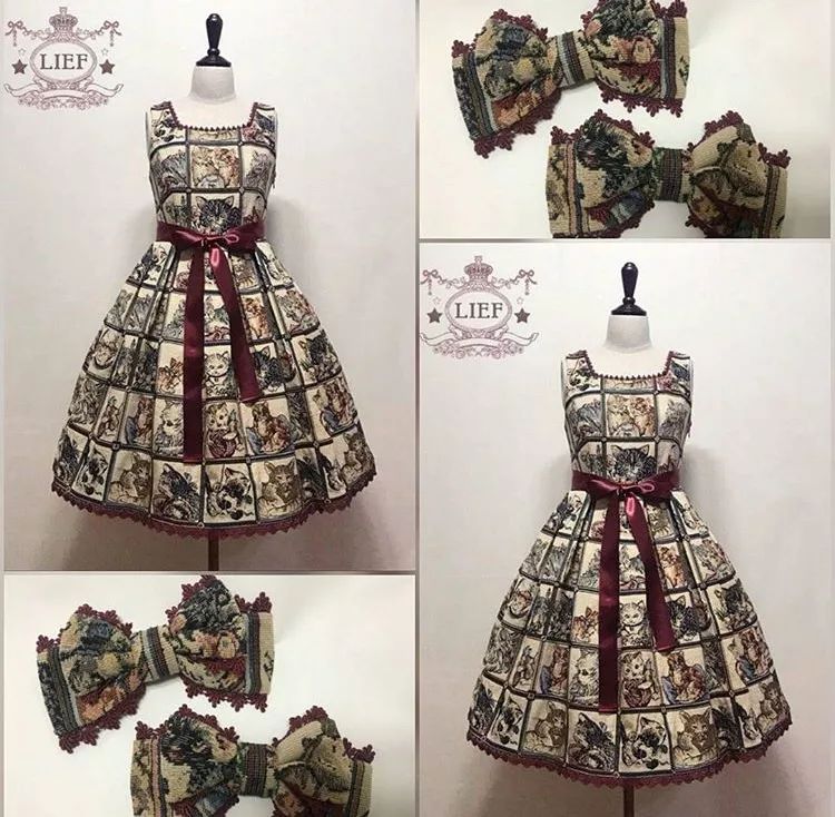 复古洛丽塔洋装,天价洛丽塔自拍