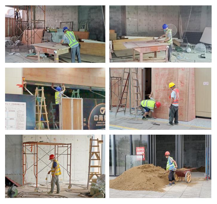 健康方舟“安全通道”助力,进港商家热火朝天赶装修,齐心迎启航