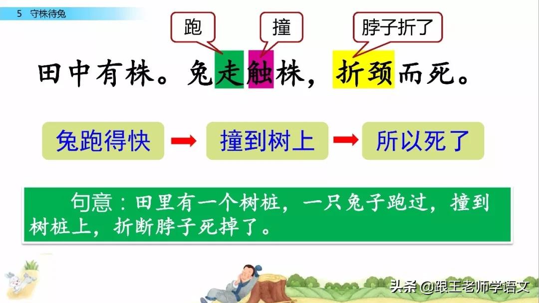 三年级下册语文守株待兔节奏划分,部编版三年级下语文预习守株待兔