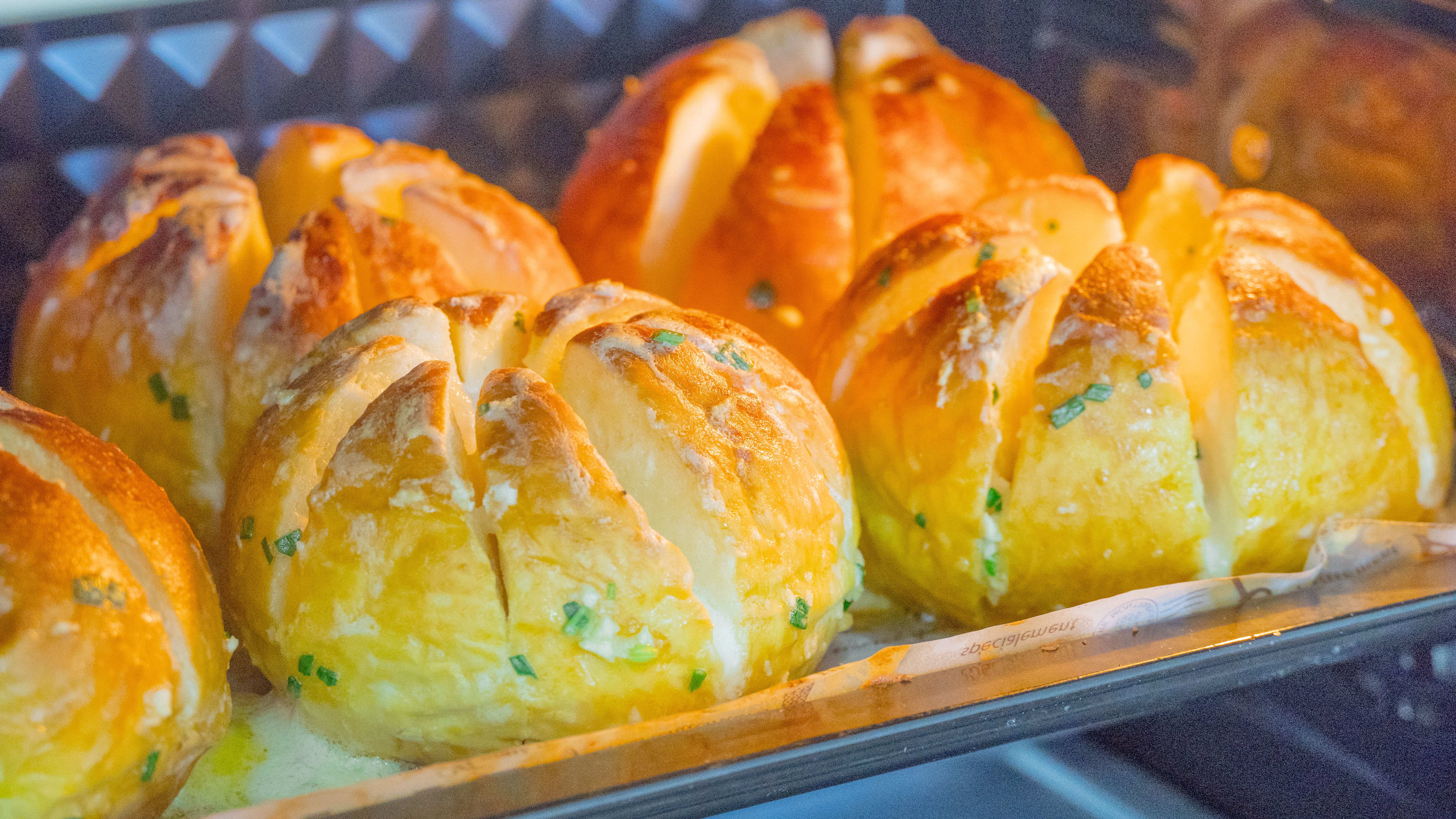 韩国蒜香乳酪包现场,蒜香奶酪包