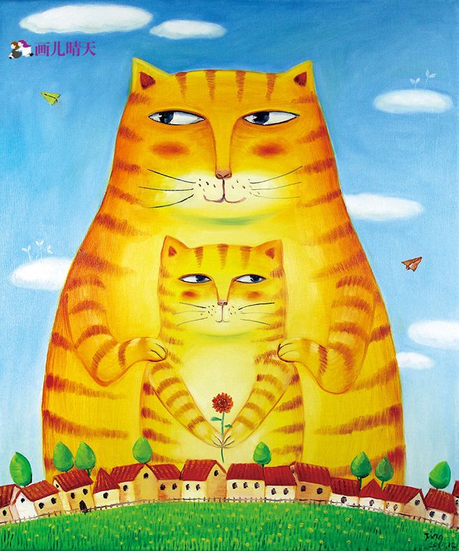 唯美插画壁纸动物,简单又漂亮的动物插画