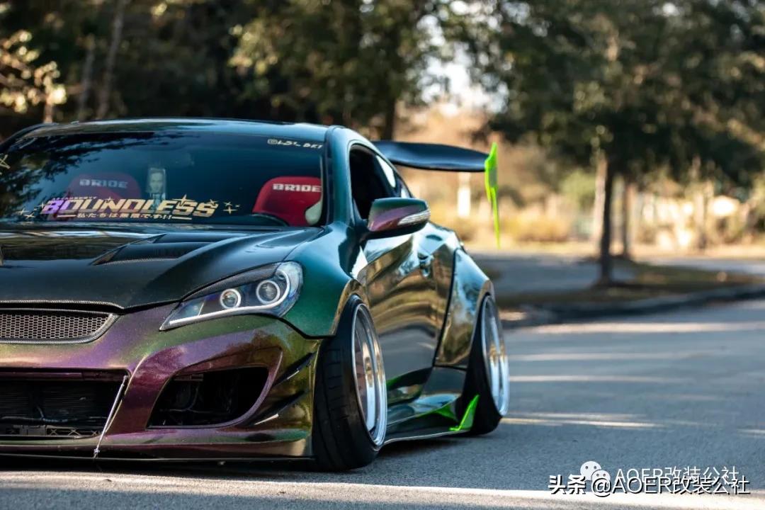 现代劳恩斯酷派2.0t爆改,现代劳恩斯酷派改装图片大全