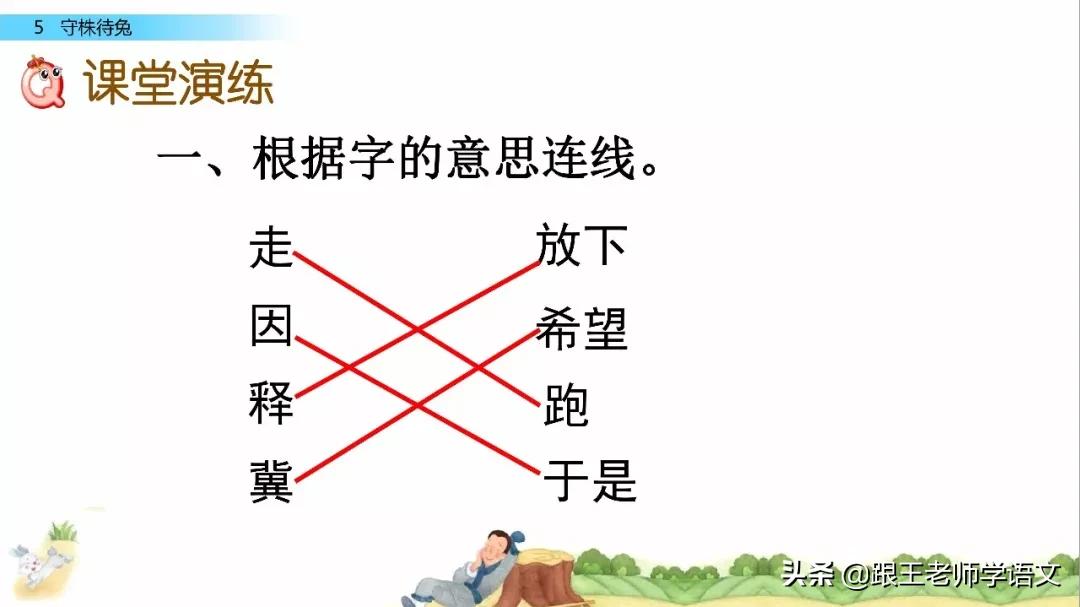 三年级下册语文守株待兔节奏划分,部编版三年级下语文预习守株待兔