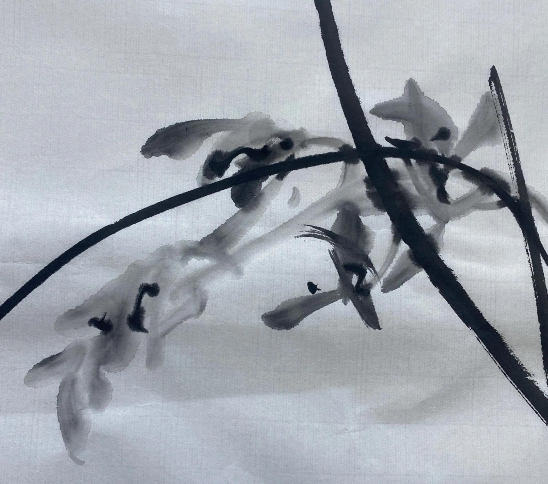 国画写意兰花作品图片欣赏,国画兰花欣赏精品