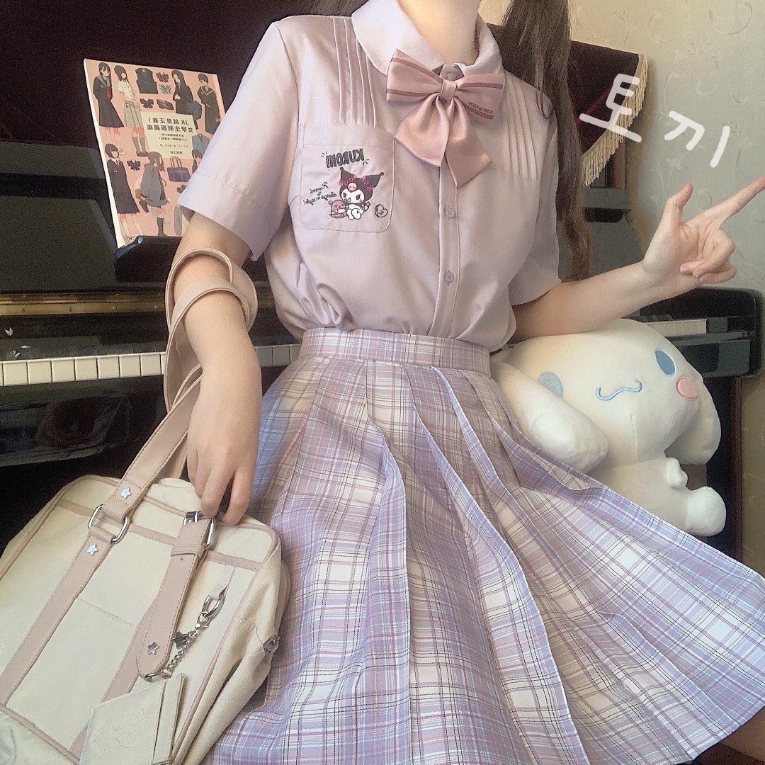 星黛露配紫色jk怎么穿可爱,星黛露新春衣服2019