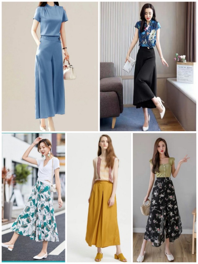 夏日吊带穿搭裙裤,时尚裙裤洋气显气质夏