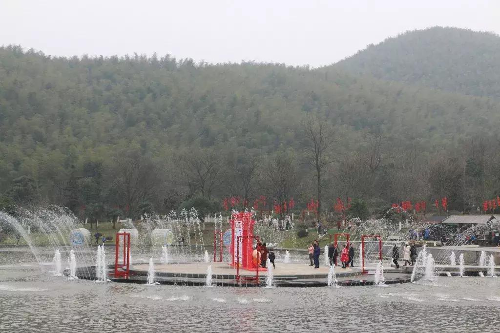 今天，我在宜兴竹海，过传统春节，沾福气满满！