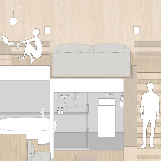 25平的小宅子不仅有花园还有浴缸,上海老弄堂别墅设计