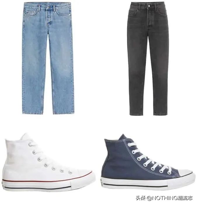 男人穿白色牛仔裤配什么鞋子好看,男士穿呢子大衣牛仔裤配什么鞋子