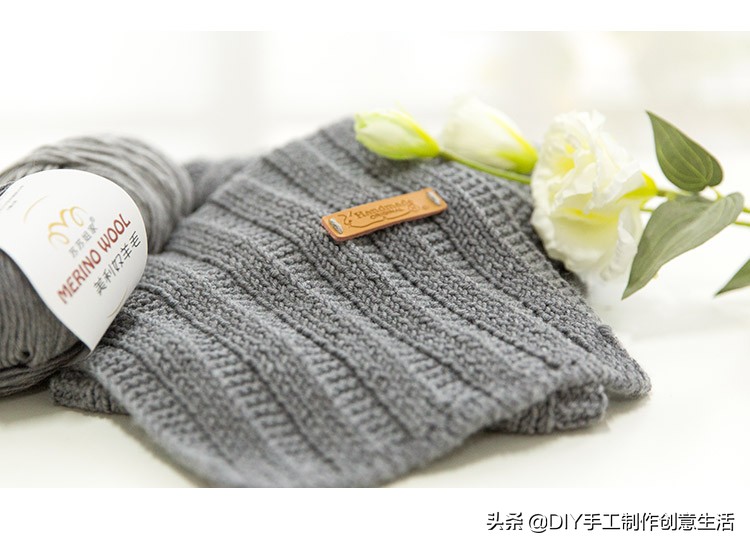 棒针织爱心,棒针围巾的花样织法