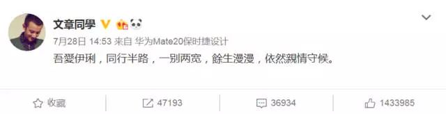 马伊琍是如何原谅文章的,马伊琍对文章还是挺好的