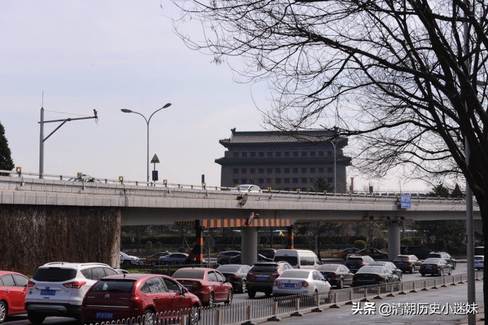 明清老北京城门示意图,德胜门城楼的历史