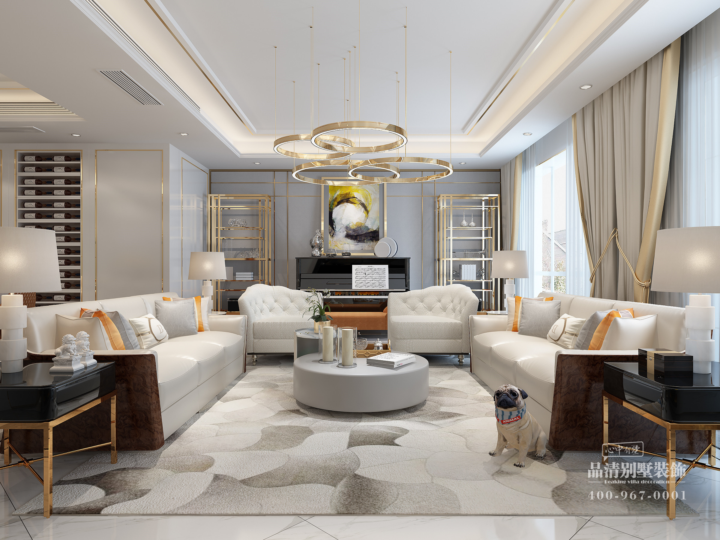 扬州别墅风格装修设计,常州200平方独栋装修设计方案