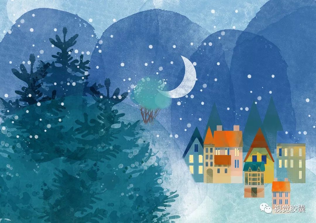 领导求你用插画风画建筑！因为他也想早点下班！附插画效果图素材