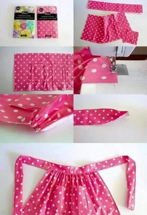 自制收纳小布筐超好看,碎布做有盖子的收纳筐