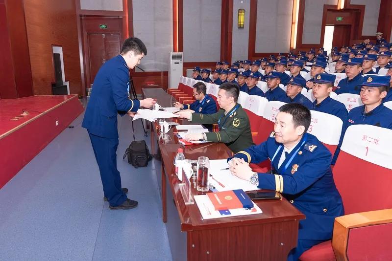 消防比武竞赛系列报道,甘肃消防火焰蓝比武