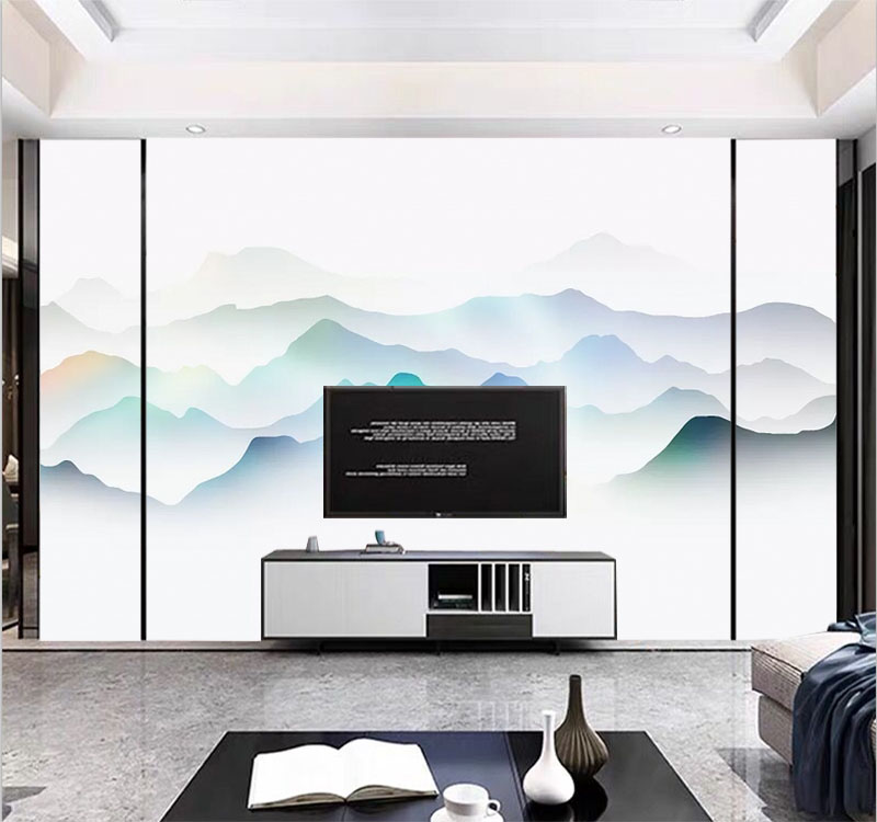 装修电视背景墙量尺寸,装修整面柜子电视背景墙