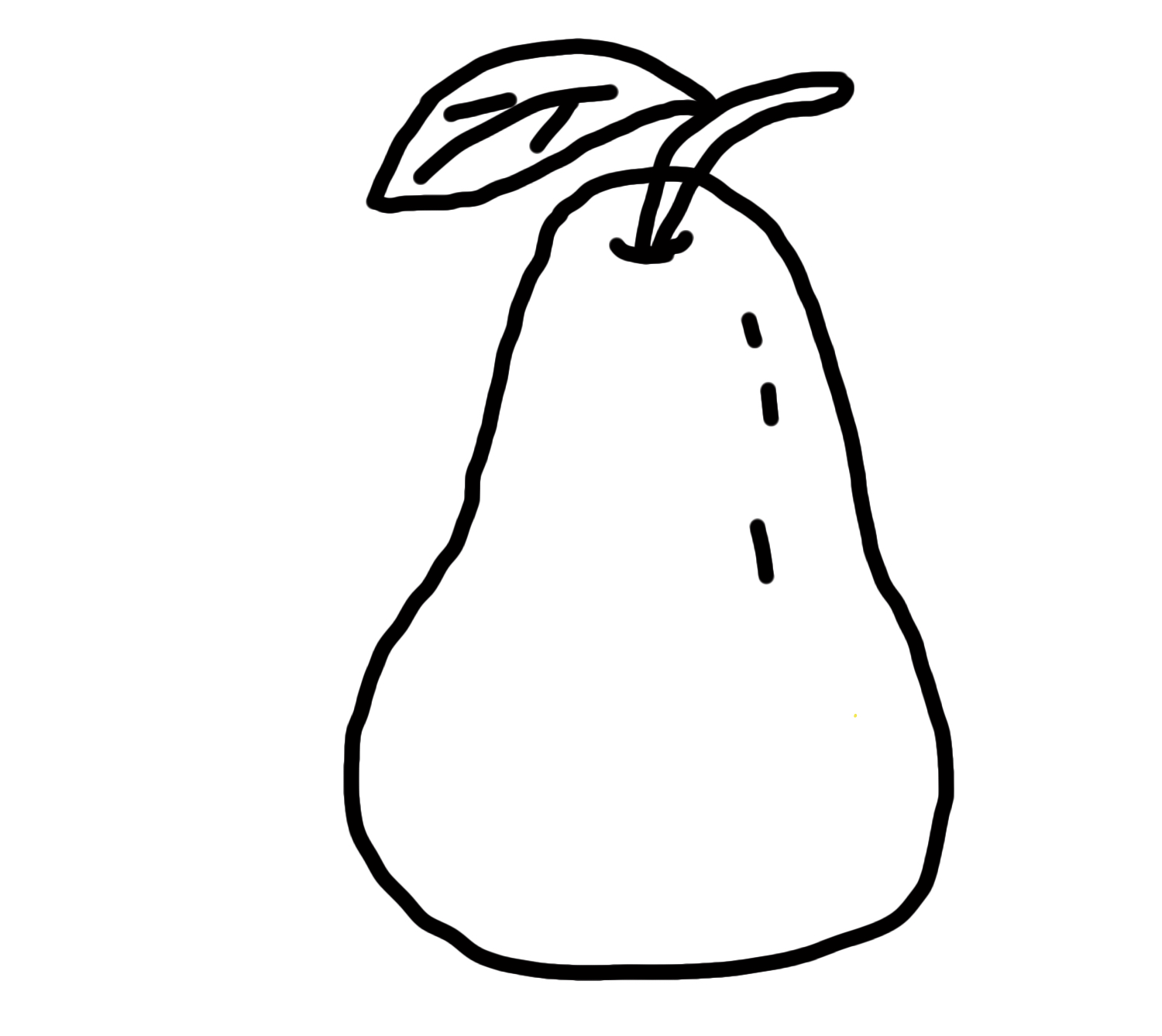 水果的画法儿童简笔画图片大全,梨子的画法儿童简笔画图片