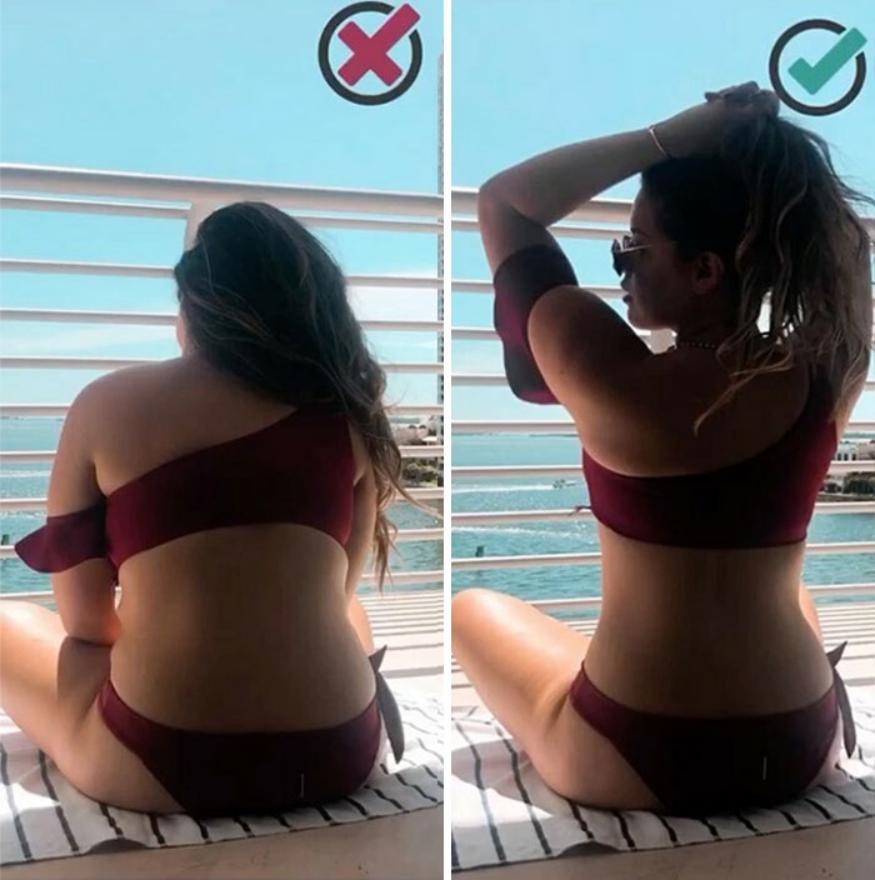 最好看又不显胖的拍照姿势,拍照怎么摆pose不显胖