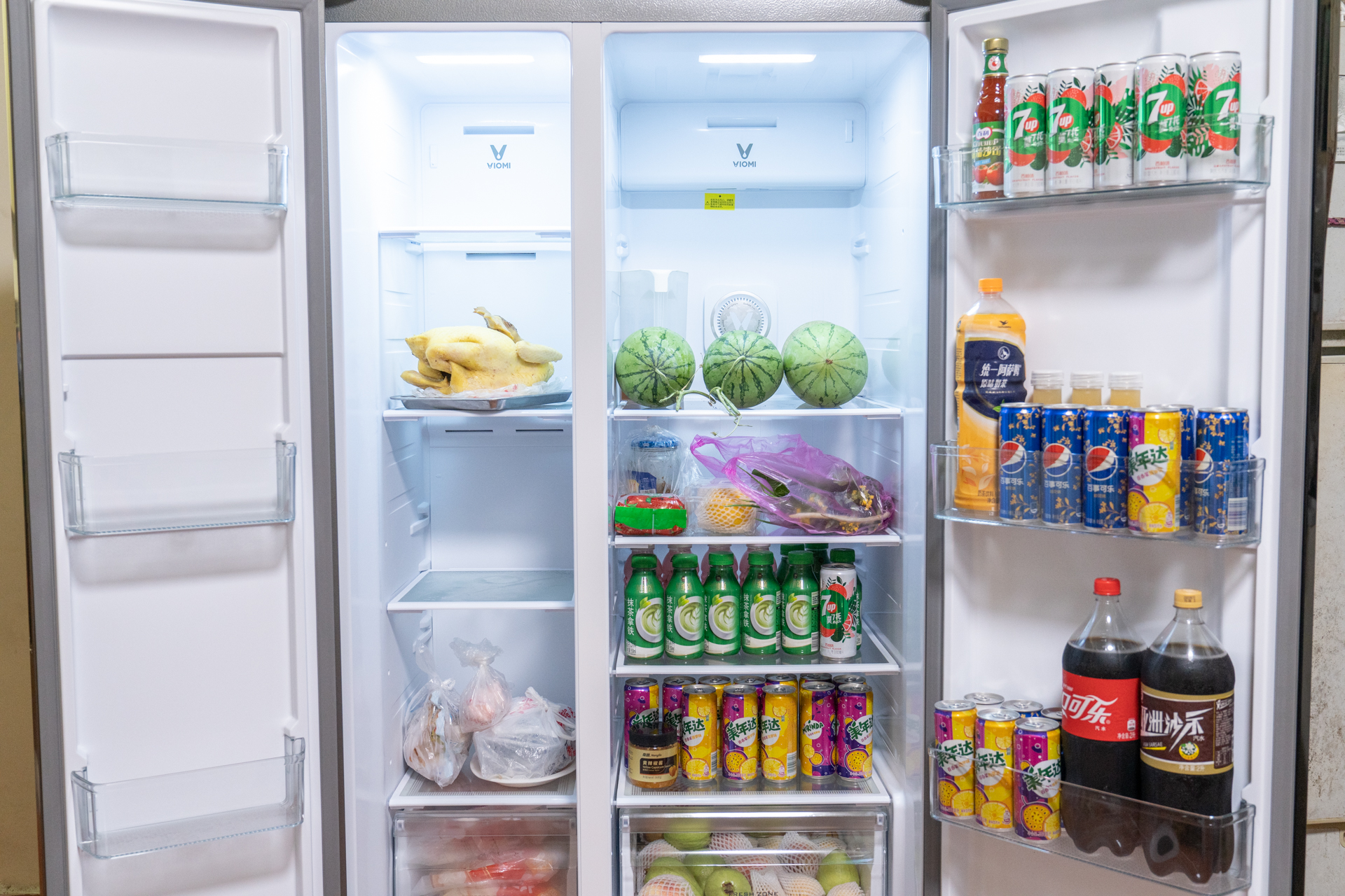 云米一级能效双变频冰箱,云米对开门冰箱598评测