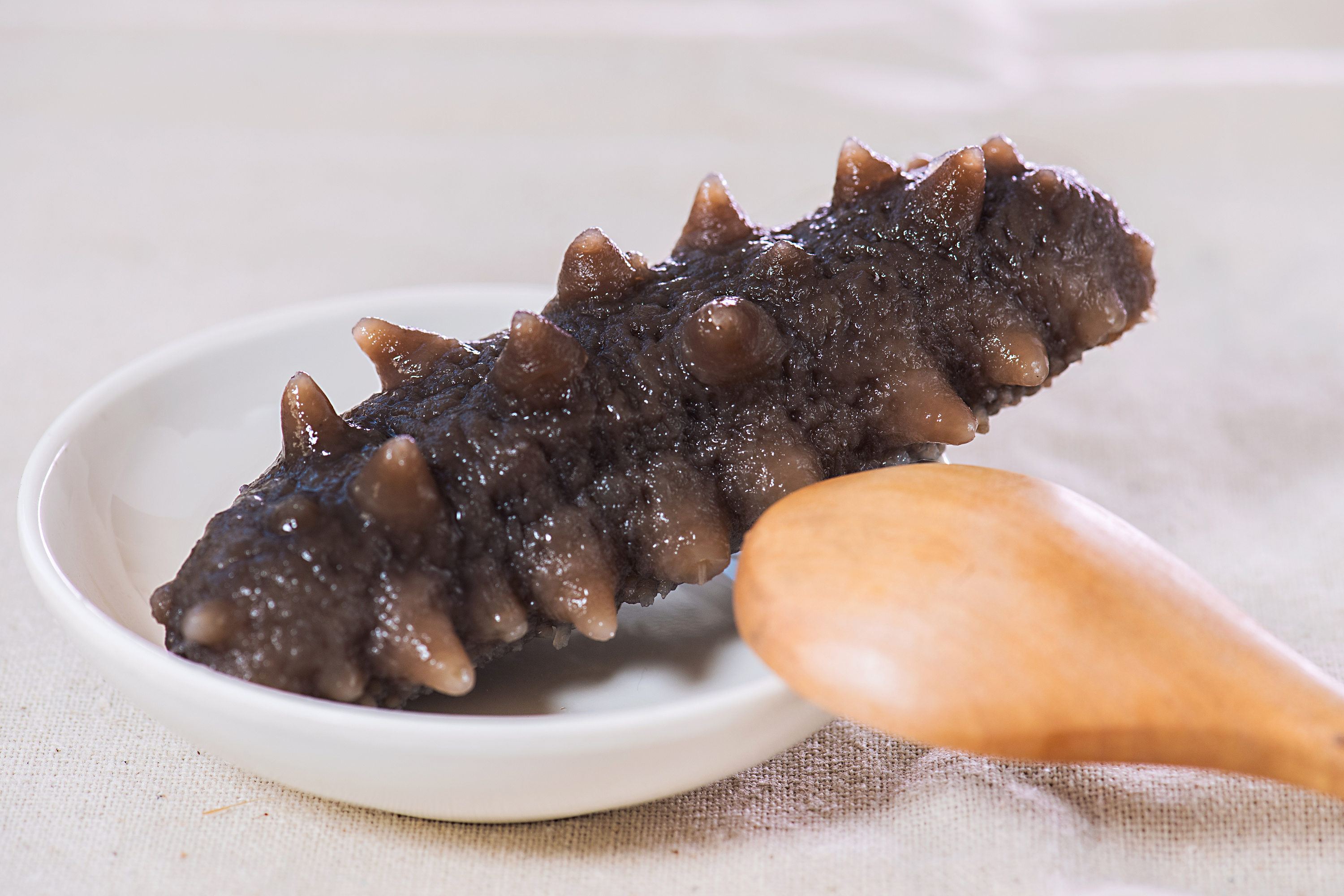 如何区分干海参好坏,干海参是脆的还是糯的