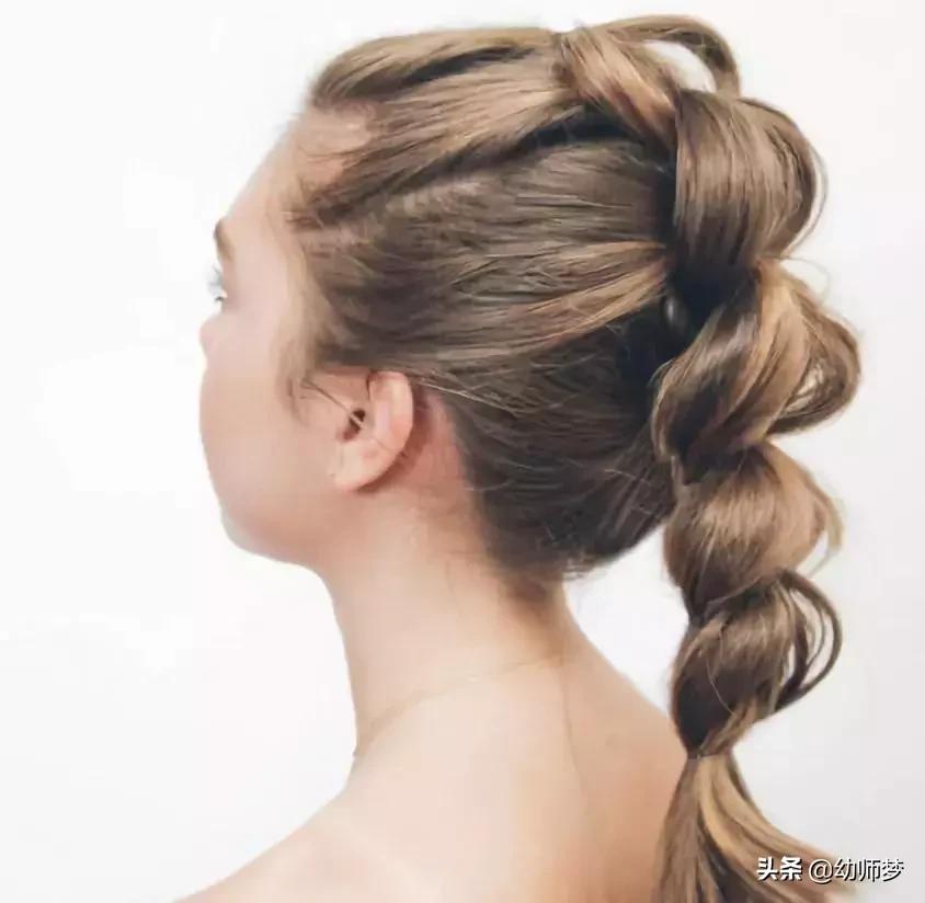 2款韩式时尚编发扎发详细教程,时尚编发扎发教程简单好看