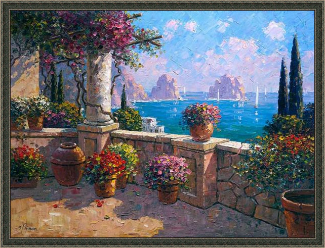 诗情画意风景画,意大利风景油画经典作品欣赏