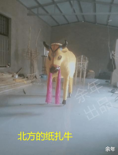 太个性！湖北武汉一公司开业，门口石牛形似“纸扎牛”引人爆笑