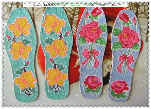 绣花鞋垫欣赏,绣花鞋垫大全完整版
