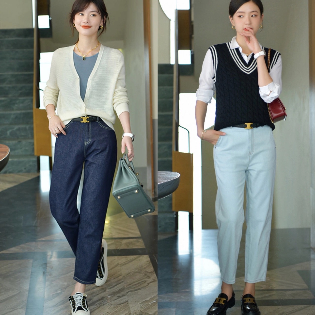 教你初秋穿搭小秘诀瞬间提升气质,初秋日常穿搭让你一周不重样