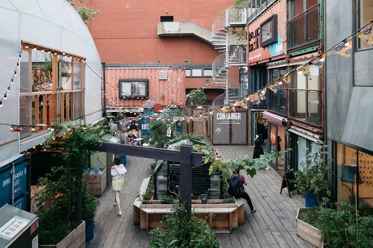 集装箱商业街新模式国外,全球最大集装箱购物中心