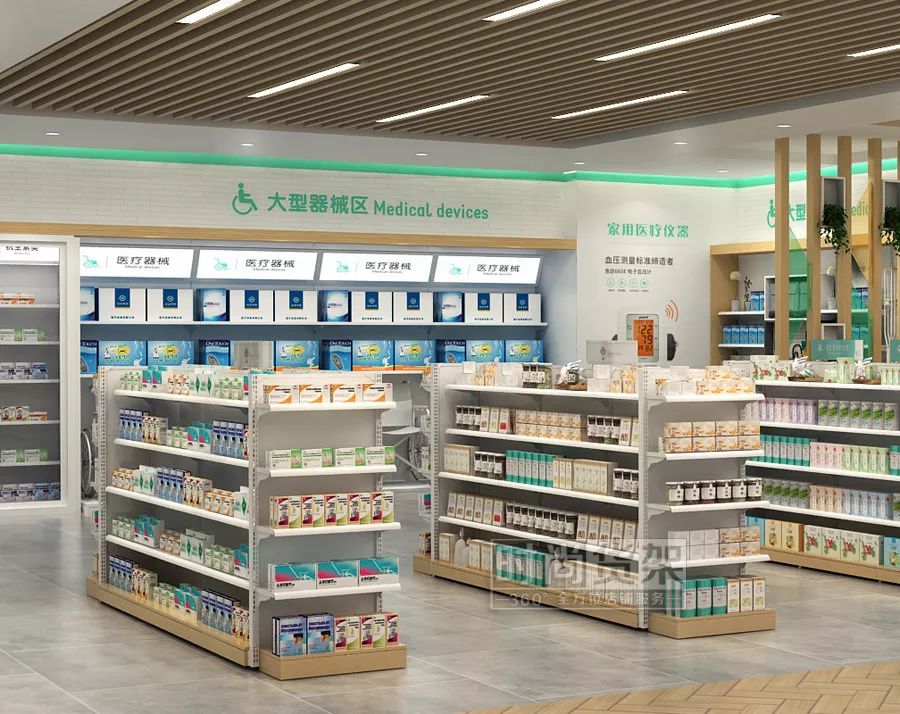 药店货架位置特点,药店货架的规格
