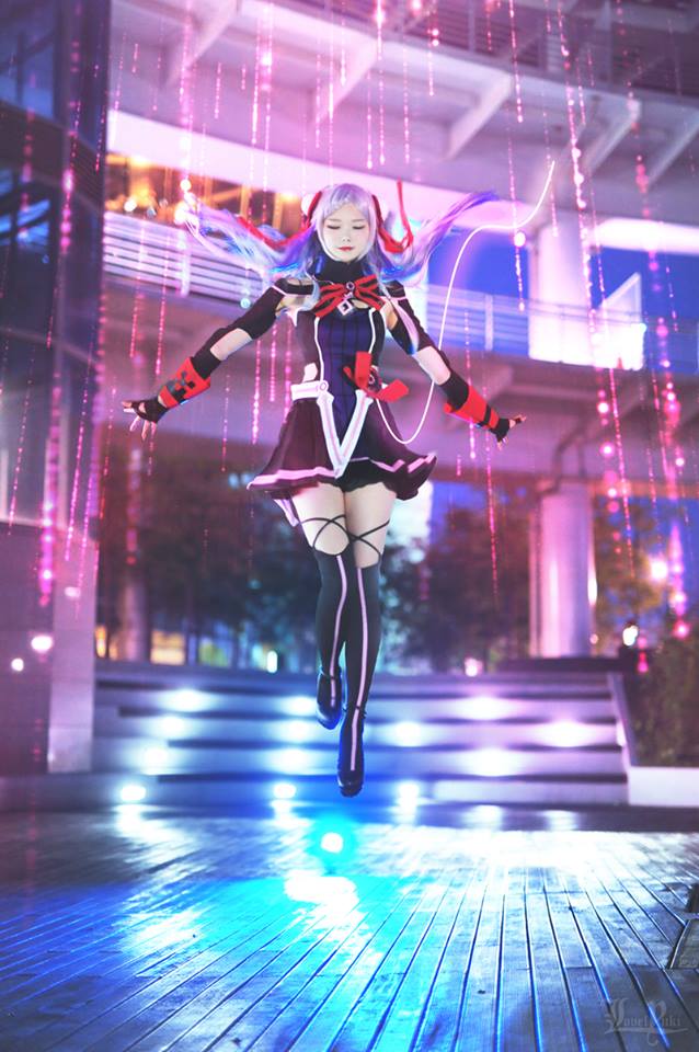 韩国女星cos图,刀剑神域尤吉欧cos妆