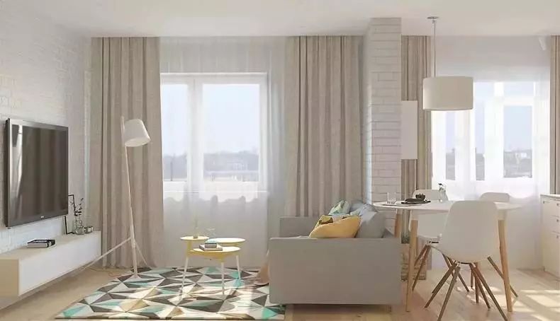 100种客厅设计,客厅餐厅一体餐厅设计风格