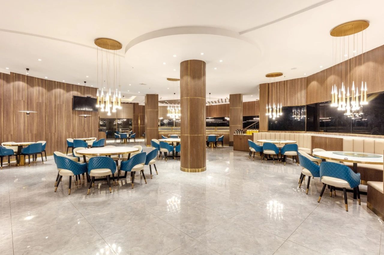 古镇小吃店装修设计,小城故事餐厅logo设计