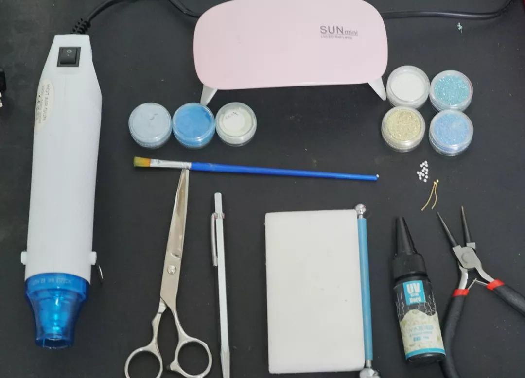 热缩片蝴蝶制作教程,热缩板耳环制作教程