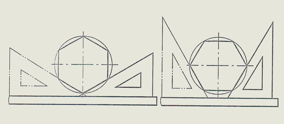 机械制图基本作图练习1,机械制图基础知识圆的画法