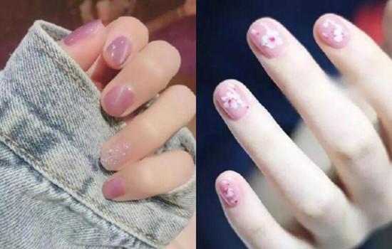 2020美甲流行款式短指甲显手白,指甲没长长可以做长美甲吗