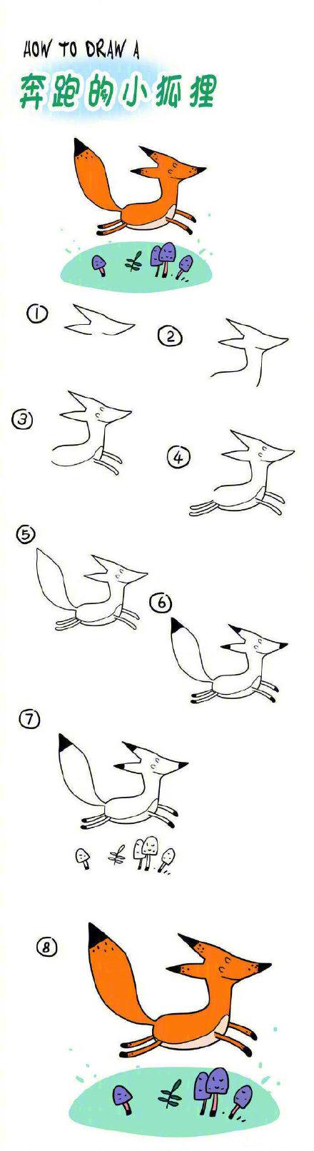 动物简笔画小猴子画法,简笔画动物可爱简单鳄鱼