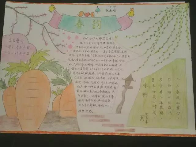 三年级下册语文传统节日的手抄报,三年级下册语文关于读书的手抄报