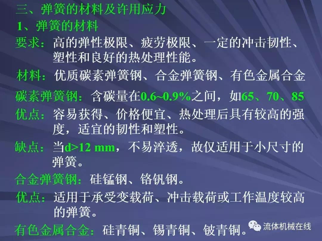 弹簧设计注意事项图片,弹簧设计计算实例