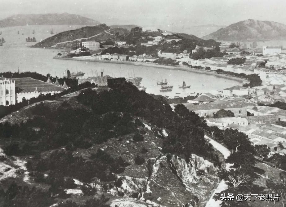 曾经的小澳门老照片,澳门老炮台照片
