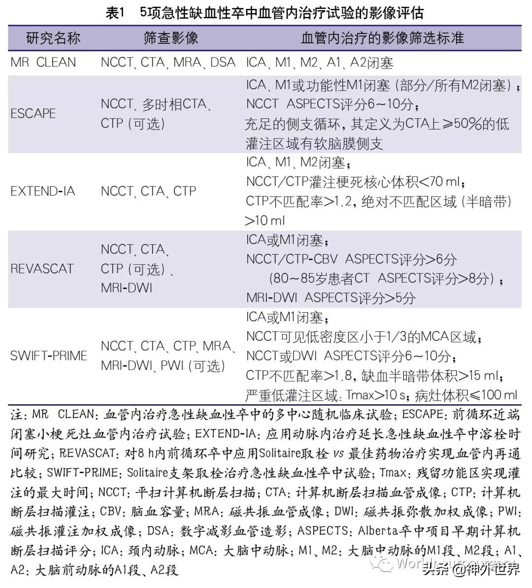 急性缺血性卒中诊治指南2023,缺血性卒中介入指南