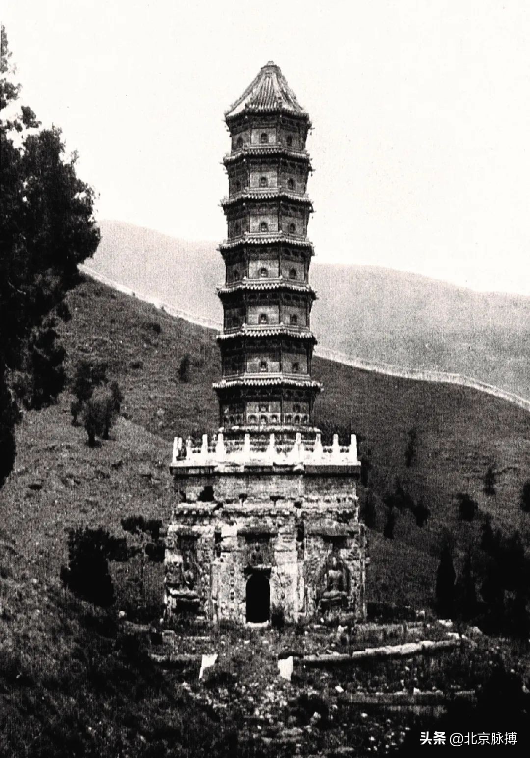 画说丨百年前德国建筑师镜头下的北京宝塔