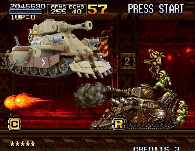 街机合金弹头boss大全,合金弹头2双人同屏恐怖彩蛋