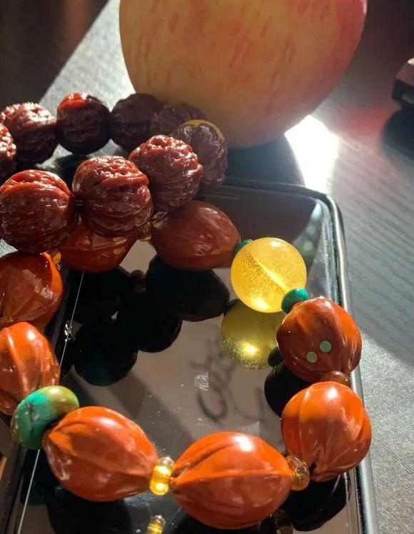 文玩小核桃手串蛇结结尾,文玩小核桃手串最容易忽视的地方