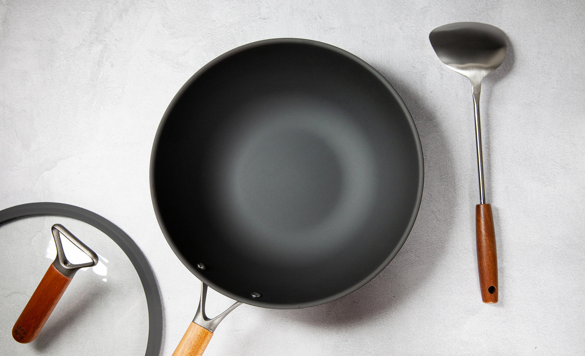 三禾窒氮轻铁锅,三禾锅具官方旗舰店双耳铁锅